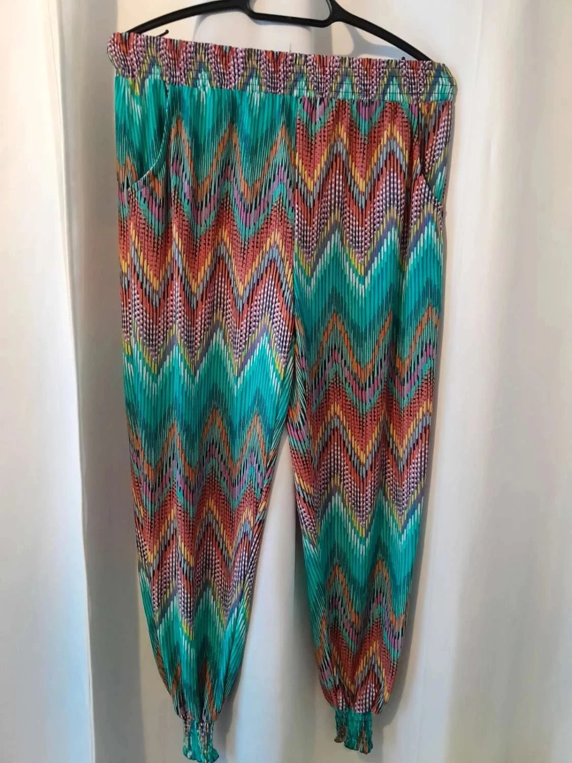 Pantalón colorido, estilo Bohème, talla 36 – photo 2